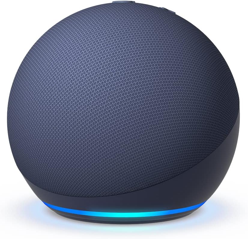 Echo Dot (Geração mais recente) | O Echo Dot com o melhor som já lançado | Cor Azul
